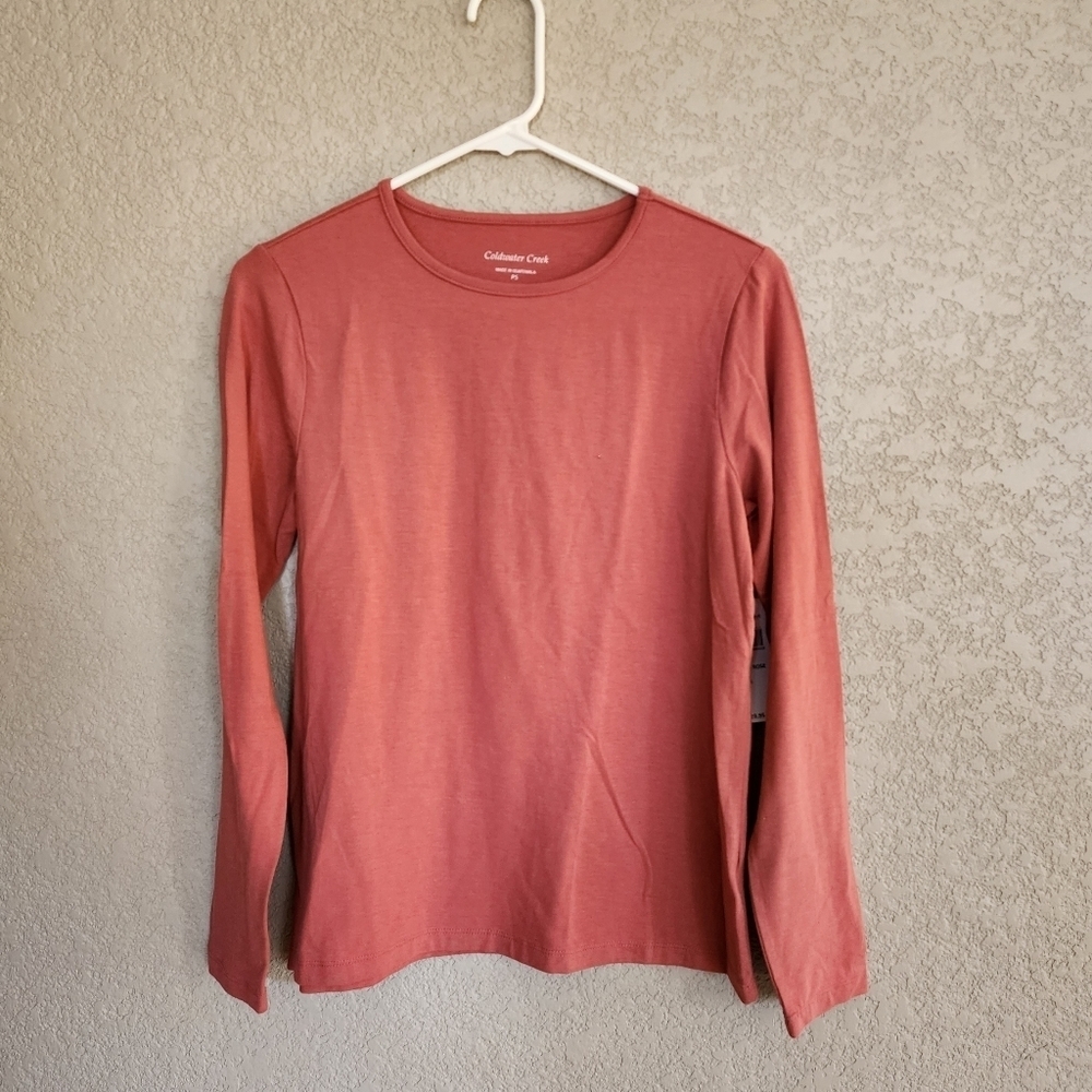 Coldwater Creek long sleeve blouse shirt Size Small petite New